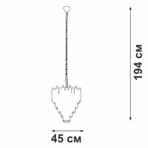 Подвесная люстра Vitaluce V58560 V58560-8/10 в Екатеринбурге - mebel24.online | фото 3