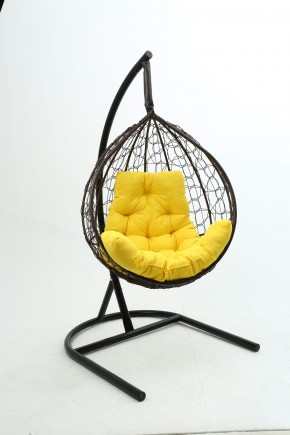 Подвесное кресло Бароло (коричневый/желтый) в Екатеринбурге - mebel24.online | фото