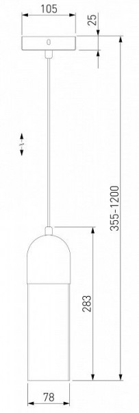 Подвесной светильник Eurosvet Airon 50180/1 дымчатый в Екатеринбурге - mebel24.online | фото 3