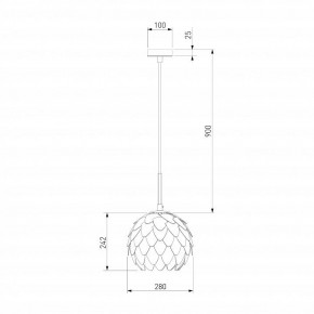 Подвесной светильник Eurosvet Cedro 304/1 в Екатеринбурге - mebel24.online | фото 4