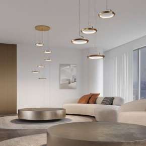 Подвесной светильник Eurosvet Crespella 90034/6 золото в Екатеринбурге - mebel24.online | фото 4