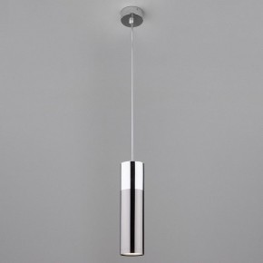 Подвесной светильник Eurosvet Double Topper 50135/1 LED хром/черный жемчуг в Екатеринбурге - mebel24.online | фото 3