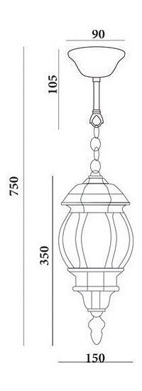 Подвесной светильник Feron 8105 11103 в Екатеринбурге - mebel24.online | фото 4