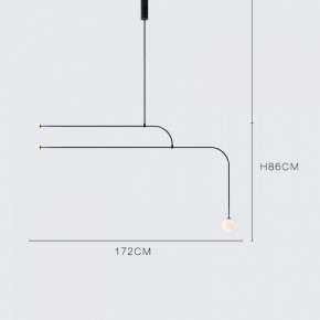 Подвесной светильник Imperiumloft Lines LINES-05 в Екатеринбурге - mebel24.online | фото 3