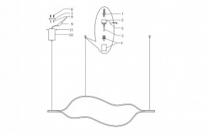 Подвесной светильник Imperiumloft Tape Light TRUDY01 в Екатеринбурге - mebel24.online | фото 9