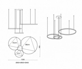 Подвесной светильник Kink Light Тор 08223,36PA(3000K) в Екатеринбурге - mebel24.online | фото 2