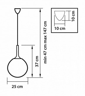 Подвесной светильник Lightstar Globo 813032 в Екатеринбурге - mebel24.online | фото 3