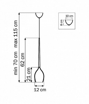 Подвесной светильник Lightstar Meta 807117 в Екатеринбурге - mebel24.online | фото 3