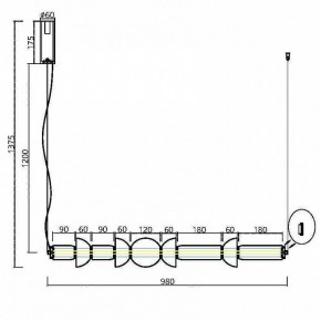 Подвесной светильник Maytoni Cosmo MOD210PL-L39B3K в Екатеринбурге - mebel24.online | фото 6