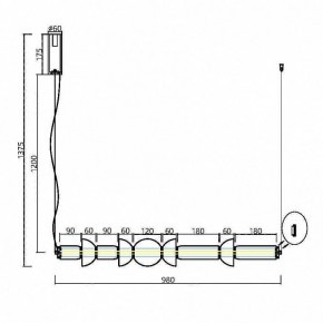 Подвесной светильник Maytoni Cosmo MOD210PL-L39BS3K в Екатеринбурге - mebel24.online | фото 7