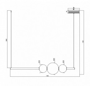 Подвесной светильник Maytoni Freccia MOD063PL-L50G3K в Екатеринбурге - mebel24.online | фото 5