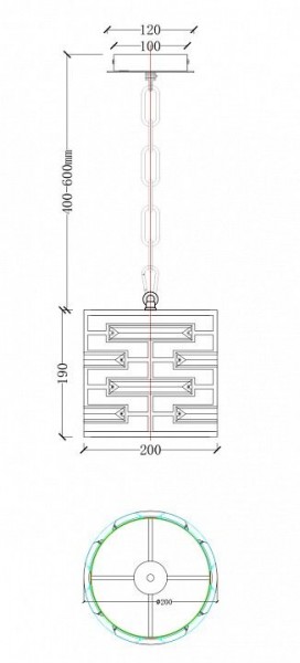 Подвесной светильник Maytoni Frontera MOD067PL-01CH в Екатеринбурге - mebel24.online | фото 4