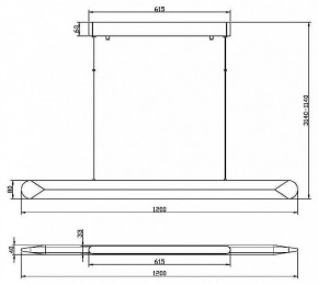 Подвесной светильник Maytoni Motion MOD276PL-L40W3K в Екатеринбурге - mebel24.online | фото 4