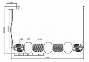 Подвесной светильник Maytoni Pattern MOD267PL-L42G3K в Екатеринбурге - mebel24.online | фото 4