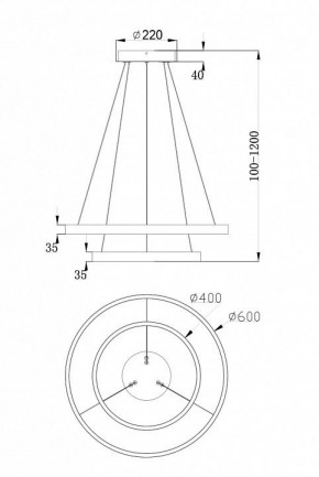 Подвесной светильник Maytoni Rim MOD058PL-L55W4K в Екатеринбурге - mebel24.online | фото 7