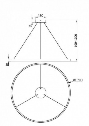 Подвесной светильник Maytoni Rim MOD058PL-L65BK в Екатеринбурге - mebel24.online | фото 5