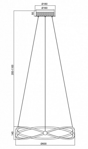 Подвесной светильник Maytoni Weave MOD062PL-L45CH3K в Екатеринбурге - mebel24.online | фото 5