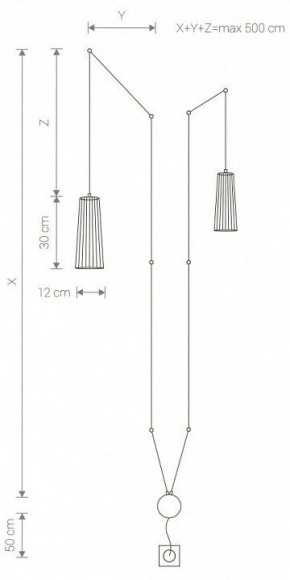 Подвесной светильник Nowodvorski Dover 9263 в Екатеринбурге - mebel24.online | фото 3