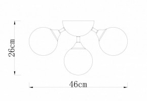 Потолочная люстра Arte Lamp Fobos A2704PL-5SG в Екатеринбурге - mebel24.online | фото 3