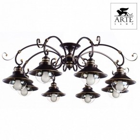 Потолочная люстра Arte Lamp Grazioso A4577PL-8CK в Екатеринбурге - mebel24.online | фото 2