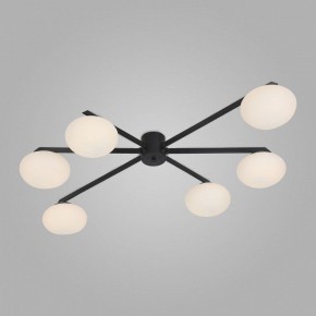 Потолочная люстра Eurosvet Opaline 70220/6 черный в Екатеринбурге - mebel24.online | фото