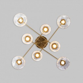 Потолочная люстра Eurosvet Ripple 50389 LED латунь в Екатеринбурге - mebel24.online | фото 3