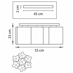 Потолочная люстра Lightstar Nubi 802073 в Екатеринбурге - mebel24.online | фото 2