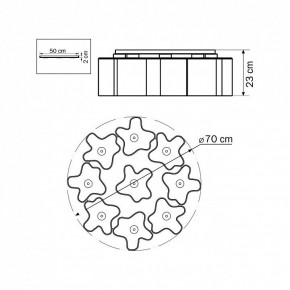 Потолочная люстра Lightstar Nubi 802090 в Екатеринбурге - mebel24.online | фото 5