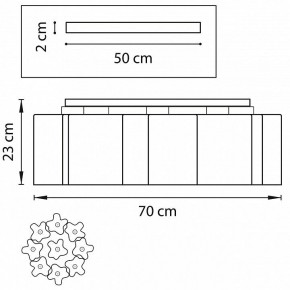 Потолочная люстра Lightstar Nubi 802093 в Екатеринбурге - mebel24.online | фото 2