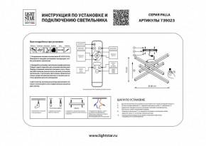 Потолочная люстра Lightstar Palla 739023 в Екатеринбурге - mebel24.online | фото 2