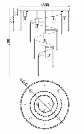 Потолочная люстра Maytoni Louis RC007CL-08CH в Екатеринбурге - mebel24.online | фото 3