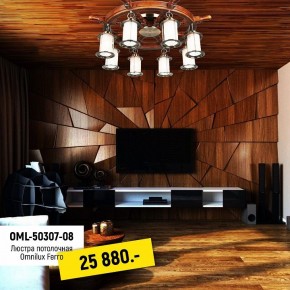Потолочная люстра Omnilux Ferro OML-50307-08 в Екатеринбурге - mebel24.online | фото 2