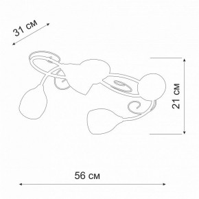 Потолочная люстра Vitaluce V3269 V3269-3/4PL в Екатеринбурге - mebel24.online | фото 2