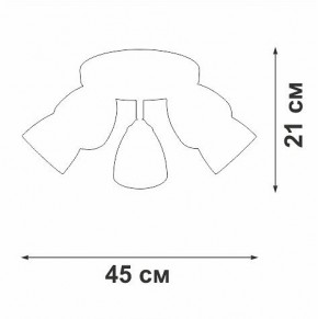 Потолочная люстра Vitaluce V4355 V4355-0/5PL в Екатеринбурге - mebel24.online | фото 4