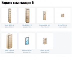 Прихожая Карина (модульная) в Екатеринбурге - mebel24.online | фото 2