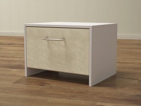 PROxSON Тумба Varna (ЛДСП Белая+ткань Белый/Savana Milk (молочный)) 51x40 в Екатеринбурге - mebel24.online | фото
