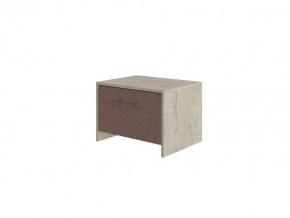 PROxSON Тумба Varna (ЛДСП+ткань Бунратти/Tesla Брауни) 51x40 в Екатеринбурге - mebel24.online | фото