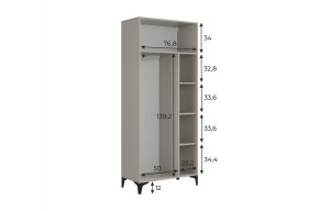РИЧ Шкаф двухдверный в Екатеринбурге - mebel24.online | фото 3