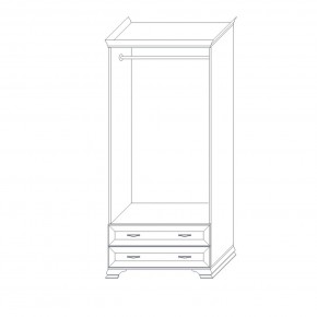 Шкаф 2-х дверный (корпус) Сиена в Екатеринбурге - mebel24.online | фото 5