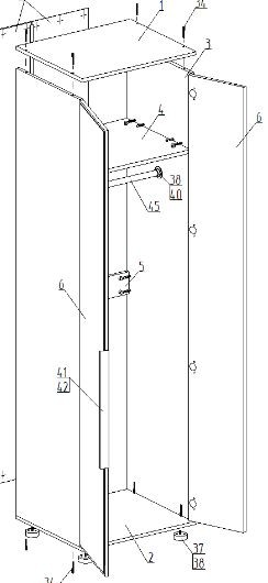 Шкаф 2-ств. для одежды "Лео" в Екатеринбурге - mebel24.online | фото 2