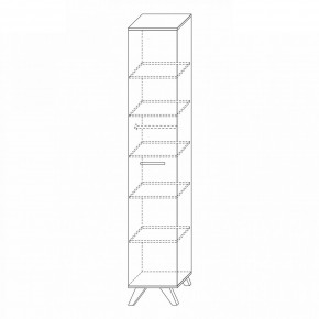 Шкаф 400 высокий Вега Скандинавия в Екатеринбурге - mebel24.online | фото 6