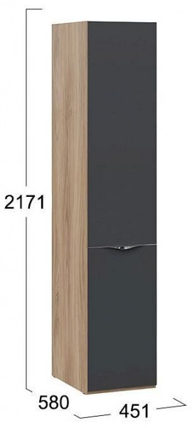 Шкаф для белья Глосс СМ-319.07.111 в Екатеринбурге - mebel24.online | фото 4