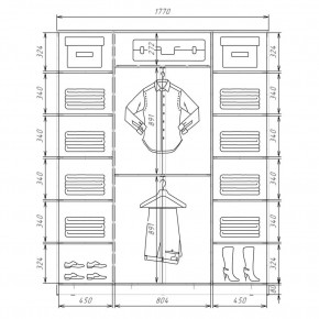 Шкаф-купе ХИТ 22-4-18/2-555 (420) в Екатеринбурге - mebel24.online | фото 2
