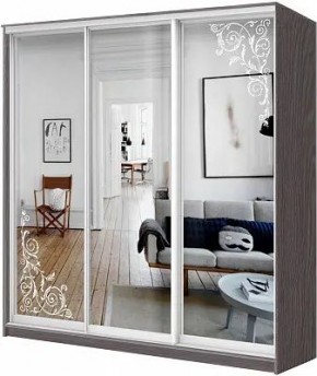 Шкаф-купе ХИТ 24-4-18-656 ОРНАМЕНТ в Екатеринбурге - mebel24.online | фото
