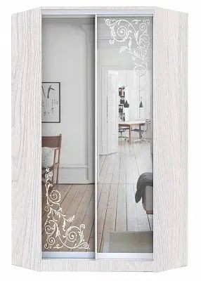 Шкаф-купе ХИТ-У-24-4-66 ОРНАМЕНТ в Екатеринбурге - mebel24.online | фото
