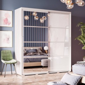 Шкаф-купе Крафт-6 1.6 м ШКК-06 (ясень белый) в Екатеринбурге - mebel24.online | фото