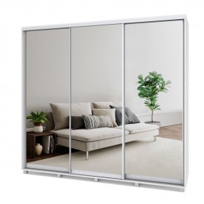 МАРТИН Шкаф-купе с зеркалами Анкор светлый (2400*600) М643 в Екатеринбурге - mebel24.online | фото