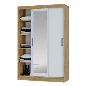 Шкаф-купе Тео ШКК-02 (крафт/белый) в Екатеринбурге - mebel24.online | фото 4
