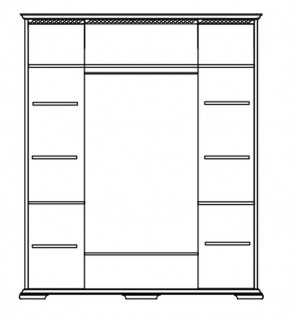 Шкаф Лика (ММ 137-01/04Б) без зеркал в Екатеринбурге - mebel24.online | фото 4