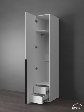 Шкаф Linnea MHR-1-3 2050х400х510 (Белый-М 11.1.1) в Екатеринбурге - mebel24.online | фото 7